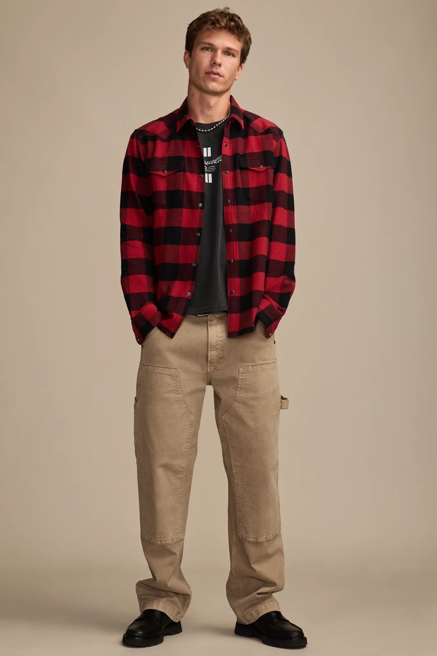 CLOUD SOFT FLANNEL WESTERN SHIRT, image 5