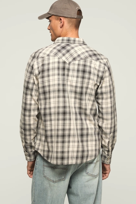 SULFUR TWILL LONG SLEEVE WESTERN SHIRT, image 3