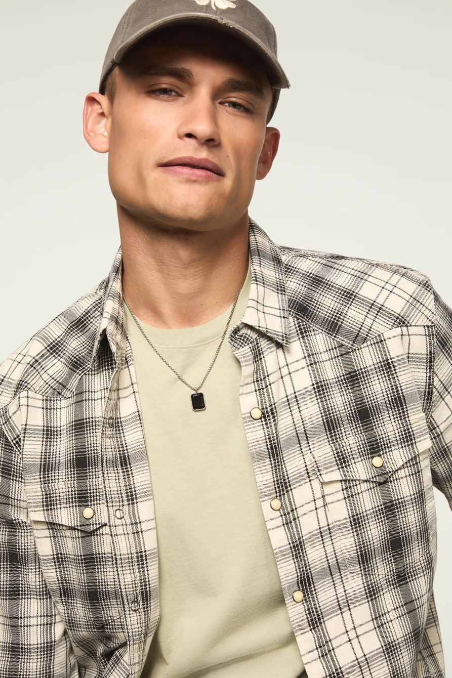 SULFUR TWILL LONG SLEEVE WESTERN SHIRT, image 5