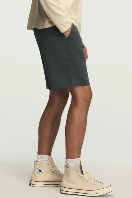 9" STRETCH TWILL FLAT FRONT SHORTS, image 4