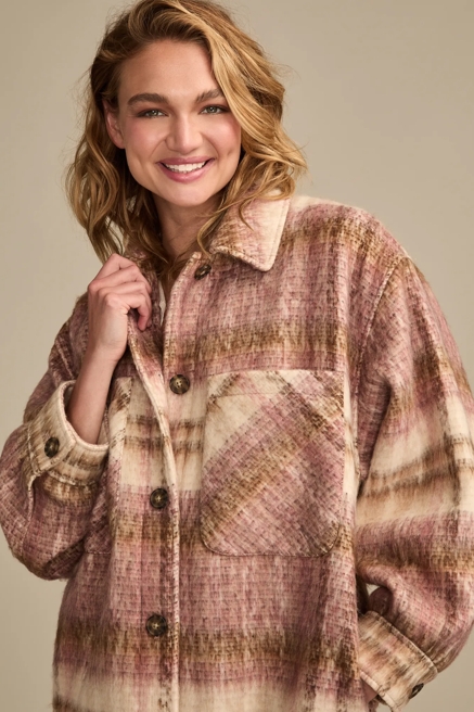 OVERSIZED PLAID SHIRT JACKET, image 2
