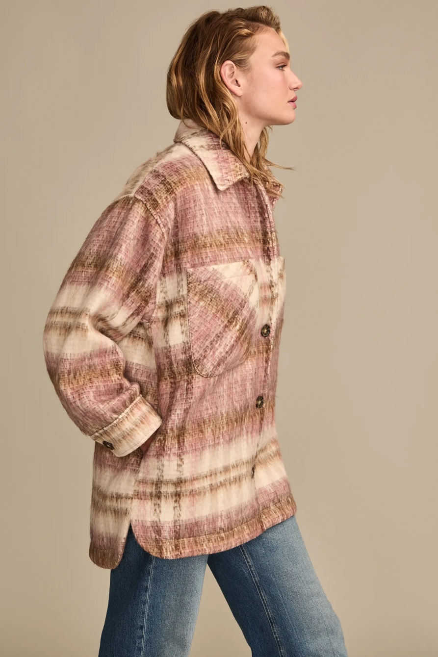 OVERSIZED PLAID SHIRT JACKET, image 5