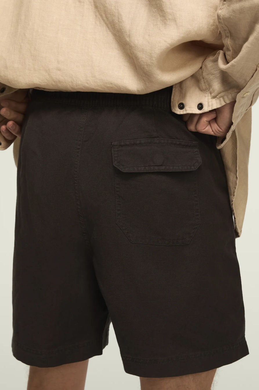 6 INCH LINEN PULL ON SHORT, image 4