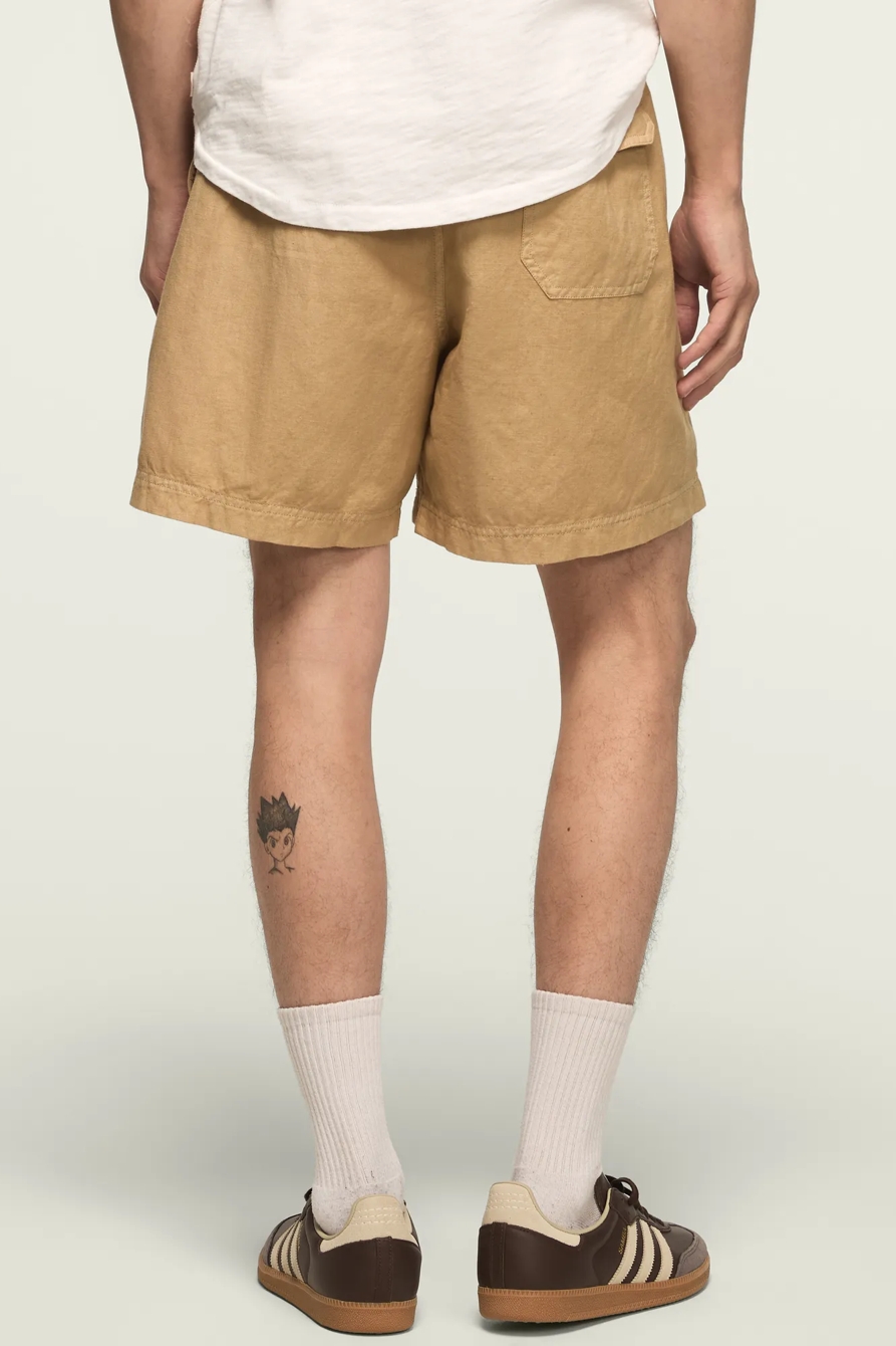 6 INCH LINEN PULL ON SHORT, image 3