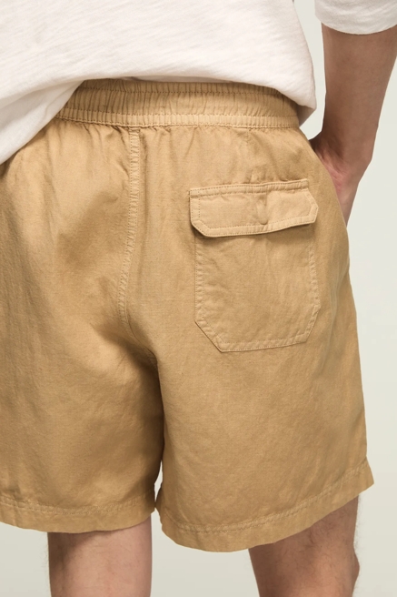 6 INCH LINEN PULL ON SHORT, image 4