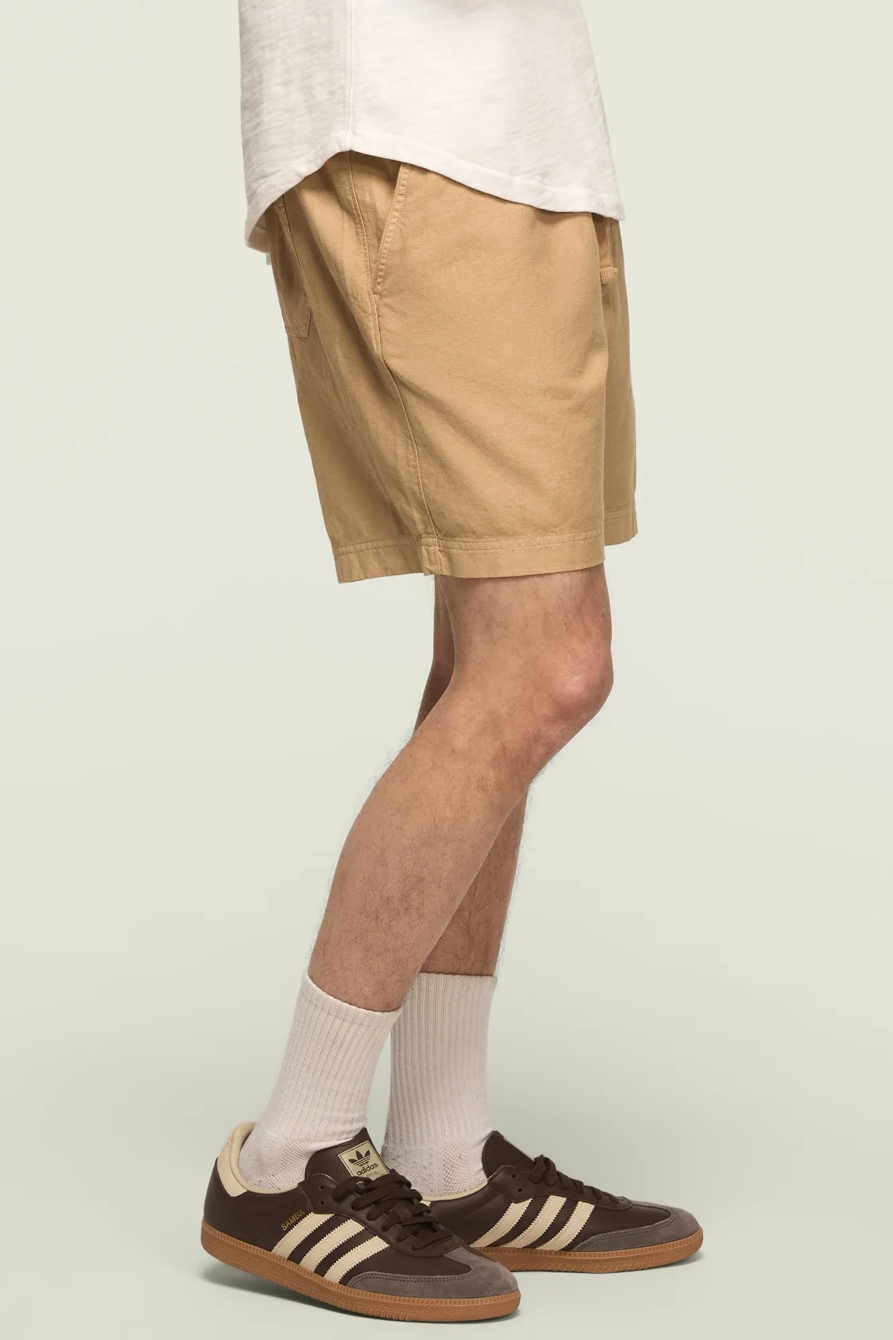 6 INCH LINEN PULL ON SHORT, image 5