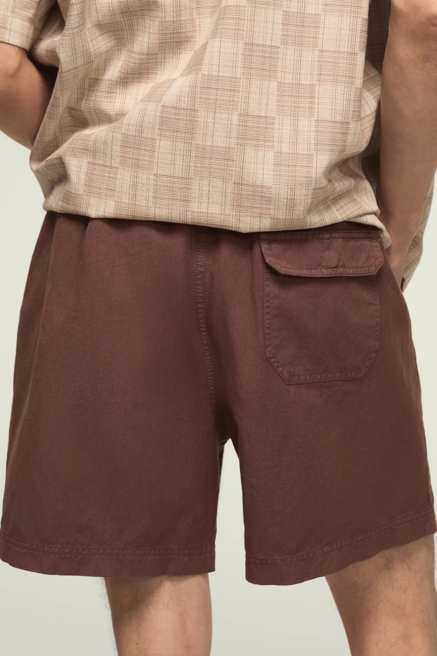 6 INCH LINEN PULL ON SHORT, image 4