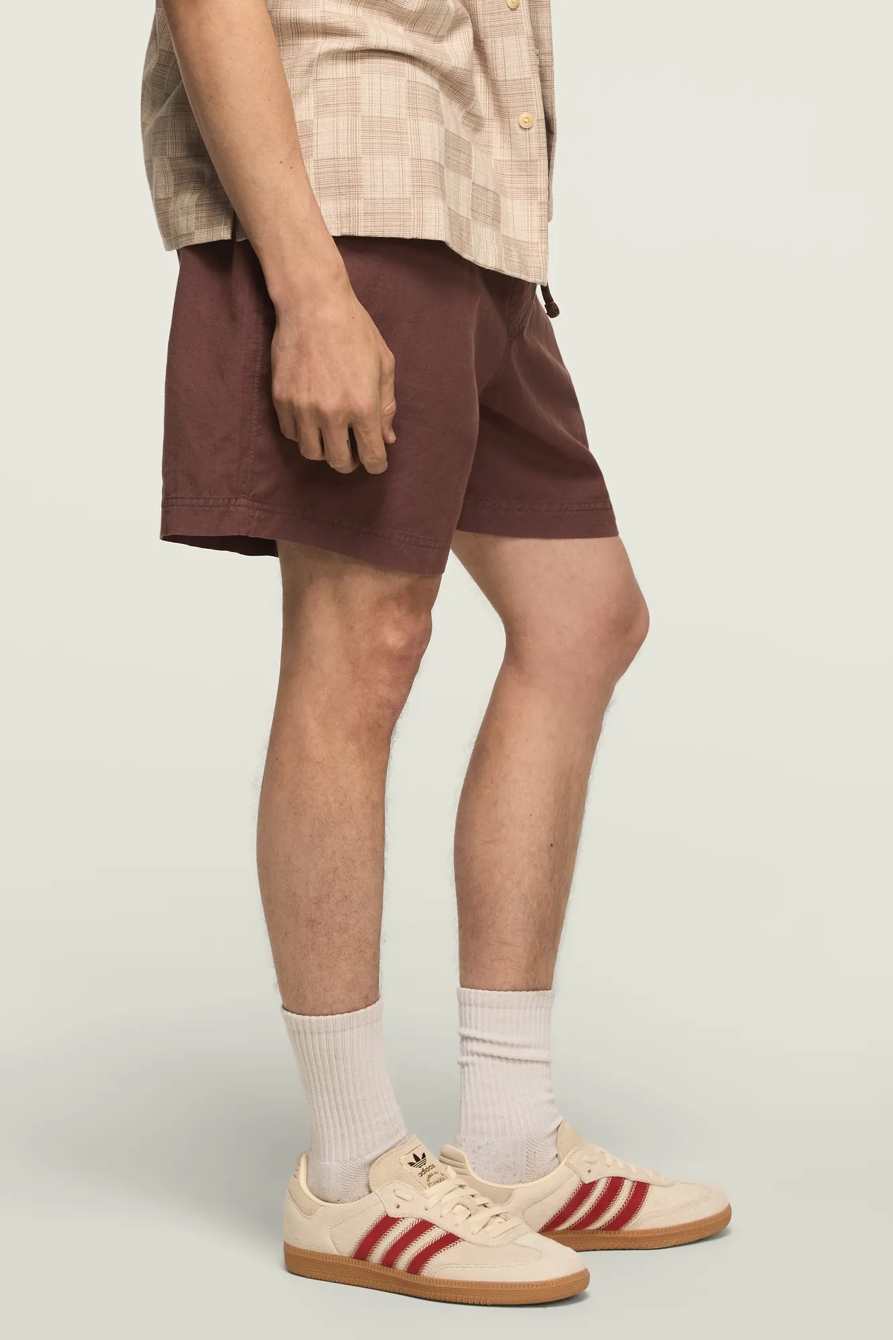 6 INCH LINEN PULL ON SHORT, image 6