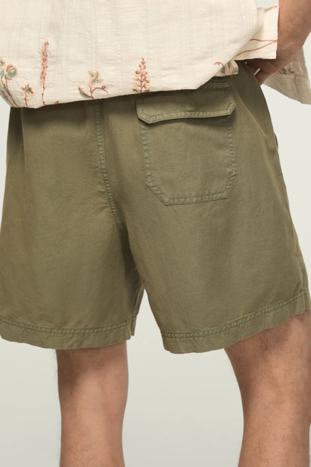 6 INCH LINEN PULL ON SHORT, image 4