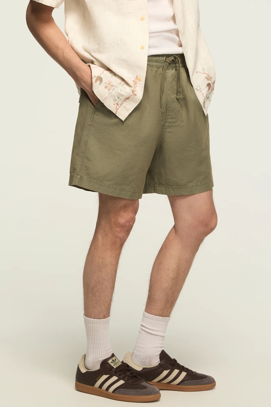 6 INCH LINEN PULL ON SHORT, image 6