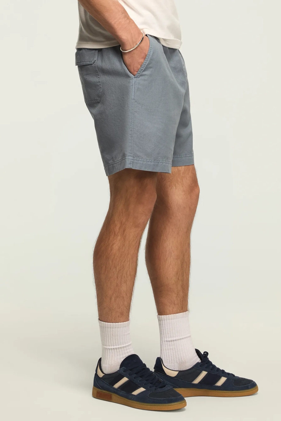 6 INCH LINEN PULL ON SHORT, image 4