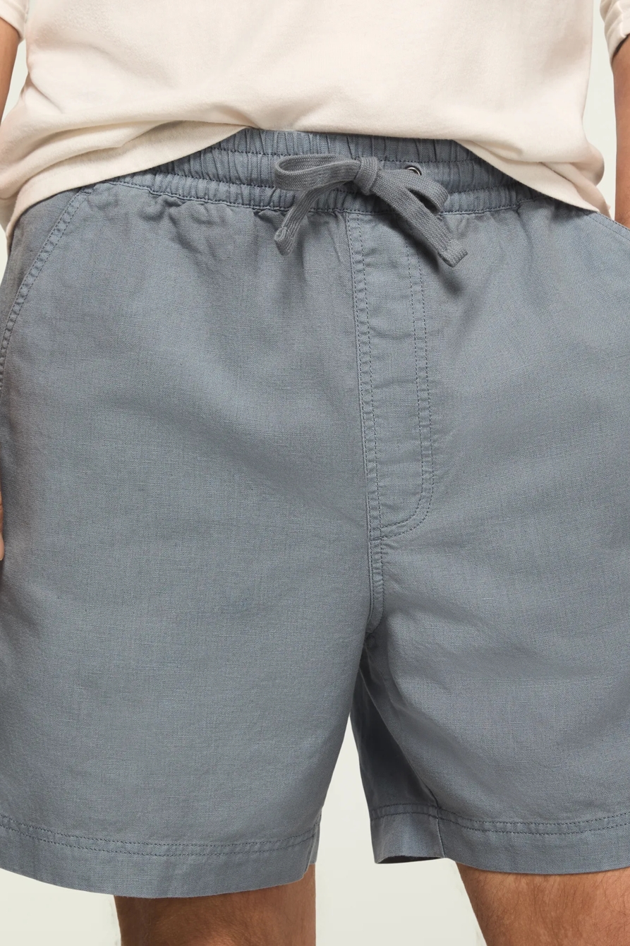 6 INCH LINEN PULL ON SHORT, image 5