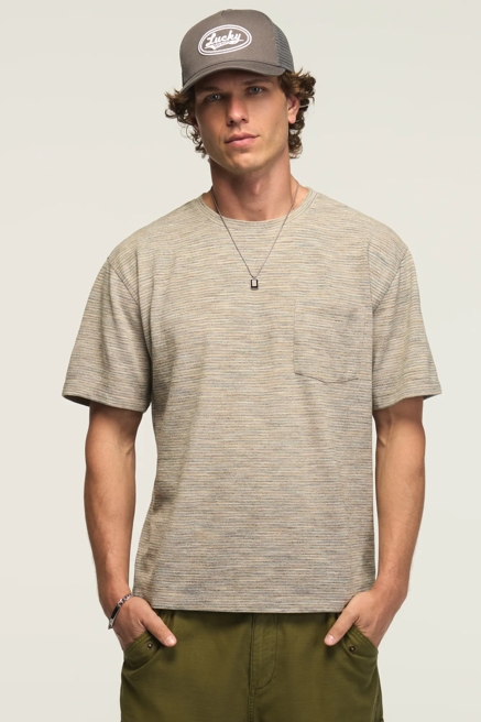 SPACEDYE ONE POCKET TEE, image 1