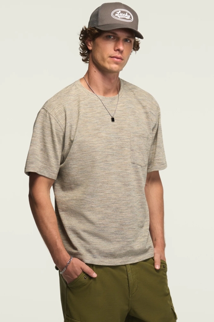 SPACEDYE ONE POCKET TEE, image 4