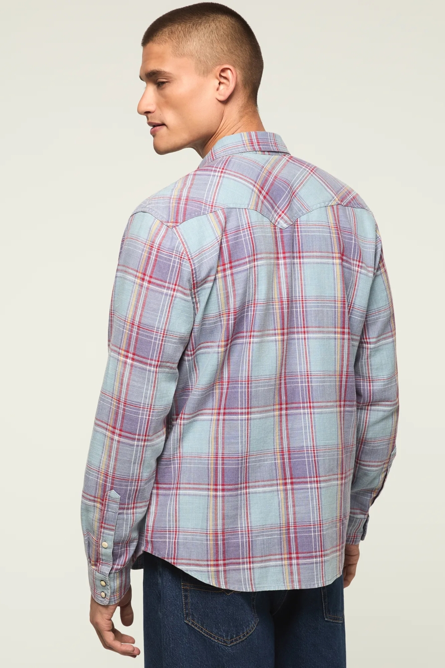 ACID WASH TWILL MESA WESTERN SHIRT, image 3