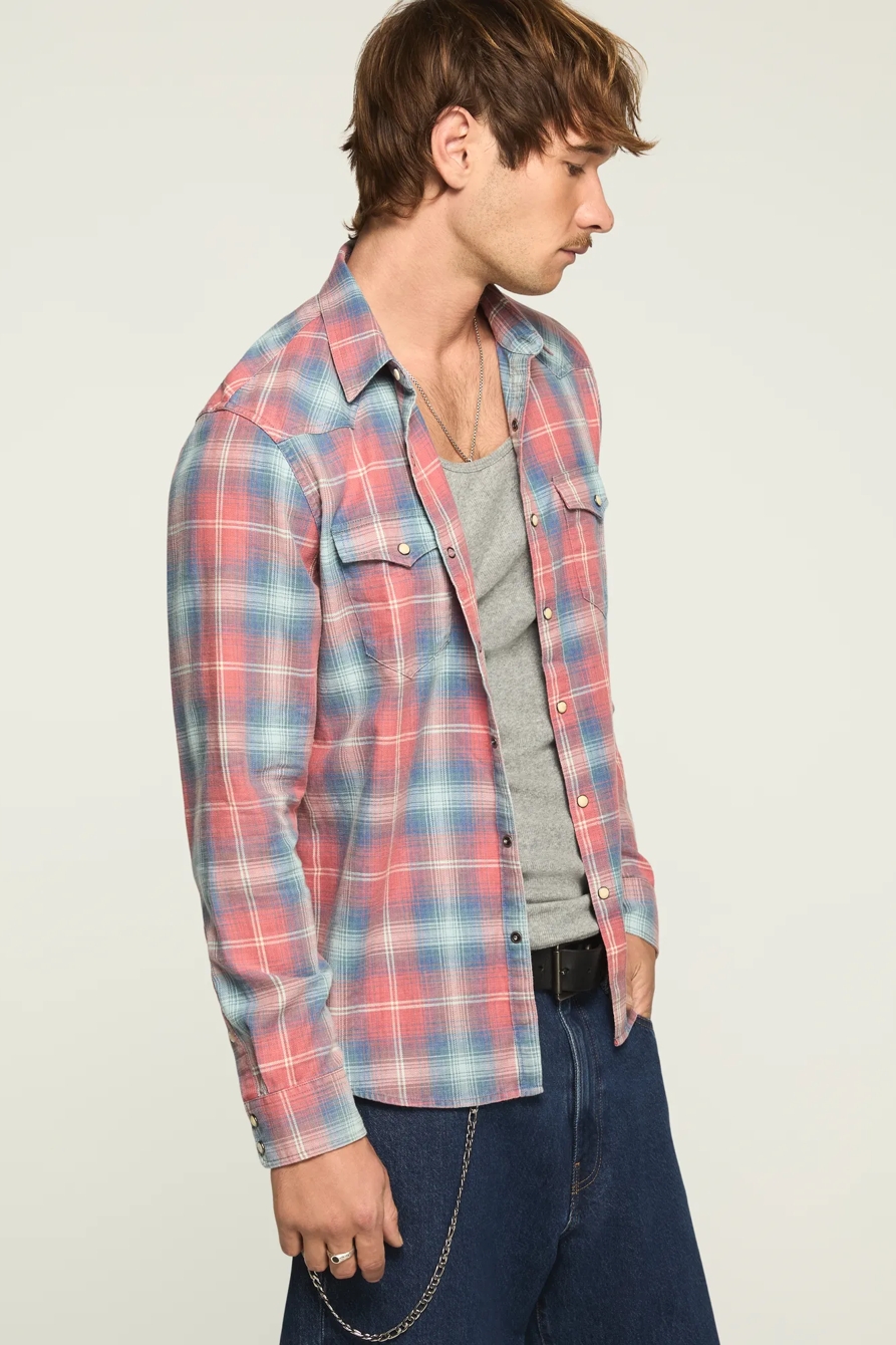 ACID WASH TWILL MESA WESTERN SHIRT, image 4