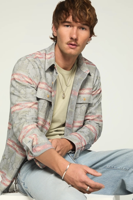 JACQUARD HUMBOLDT UTILITY SHIRT, image 1