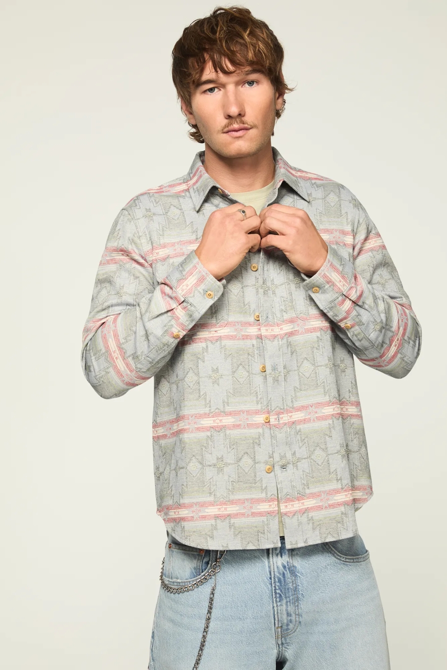 JACQUARD HUMBOLDT UTILITY SHIRT, image 3