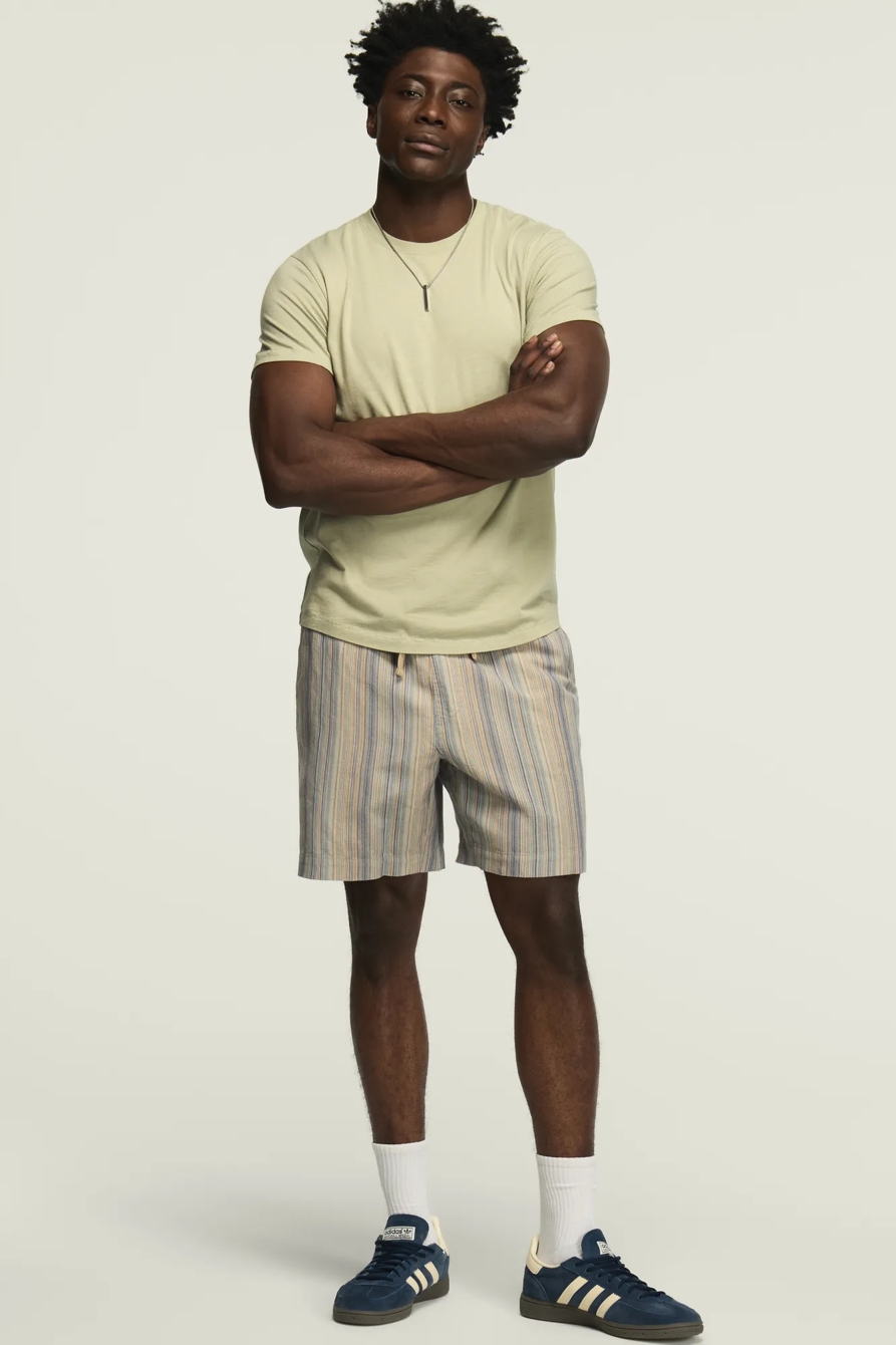 7 INCH LINEN PULL ON SHORT, image 2