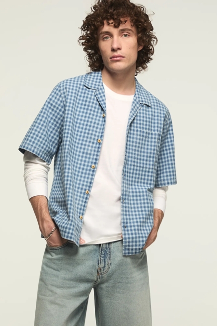 UNTUCKED CAMP COLLAR SHIRT, image 1