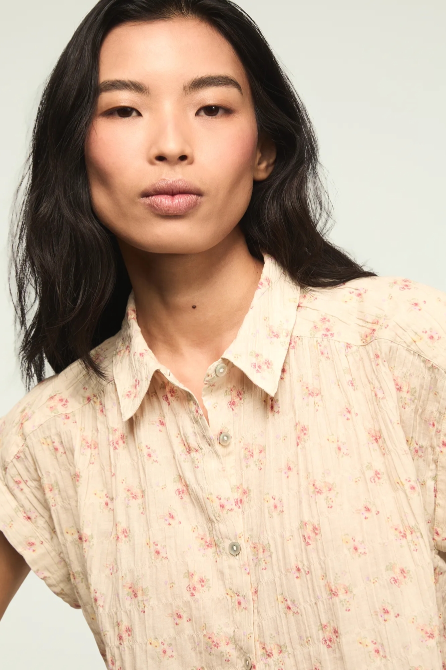 BANDED SLEEVE BUTTONUP SHIRT, image 2