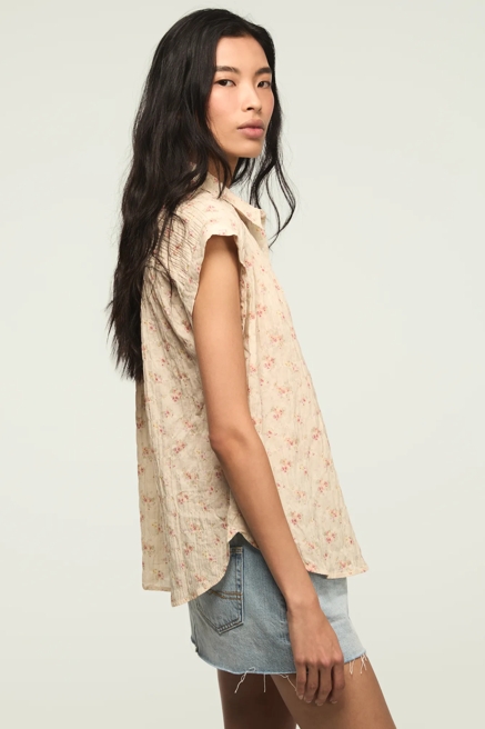 BANDED SLEEVE BUTTONUP SHIRT, image 4