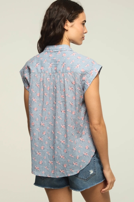 BANDED SLEEVE BUTTONUP SHIRT, image 3