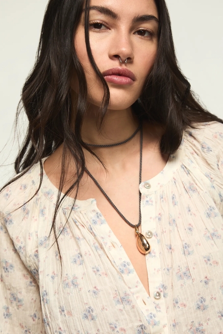 LONG SLEEVE BUTTON BLOUSE, image 2