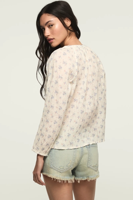 LONG SLEEVE BUTTON BLOUSE, image 3