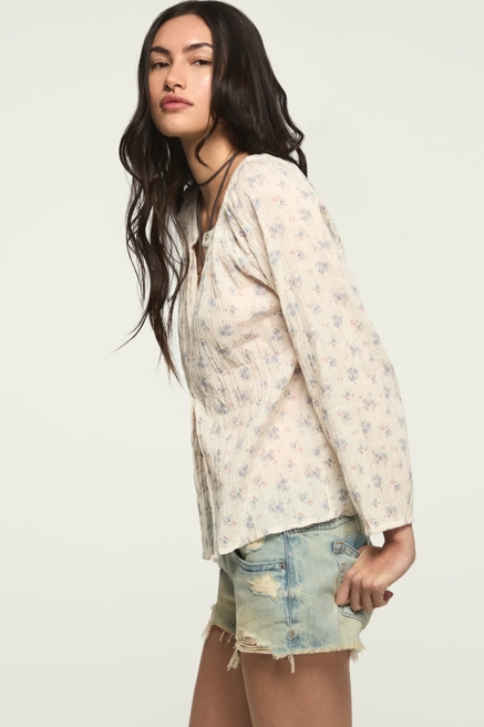 LONG SLEEVE BUTTON BLOUSE, image 4