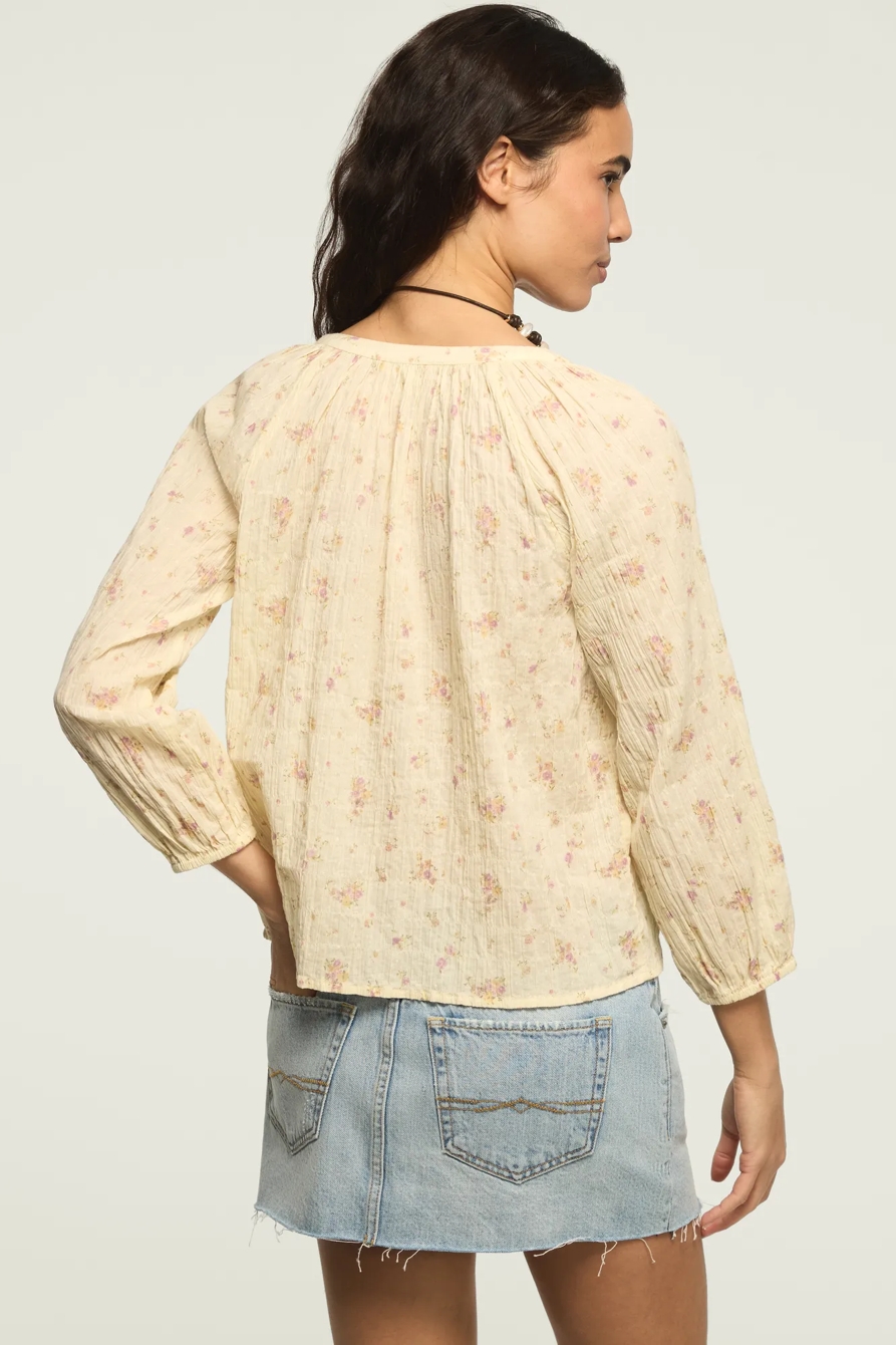 LONG SLEEVE BUTTON BLOUSE, image 3