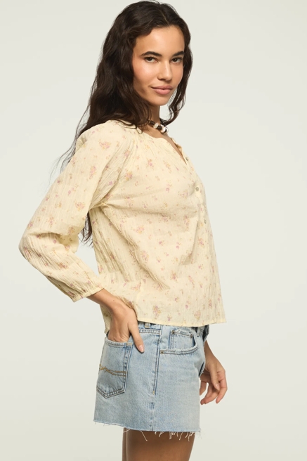 LONG SLEEVE BUTTON BLOUSE, image 4