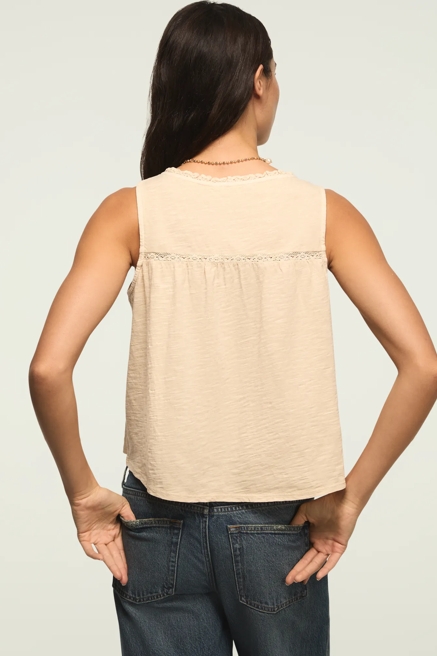 EMBROIDERED YOKE SWING TANK, image 3