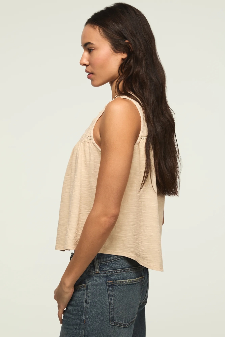 EMBROIDERED YOKE SWING TANK, image 4