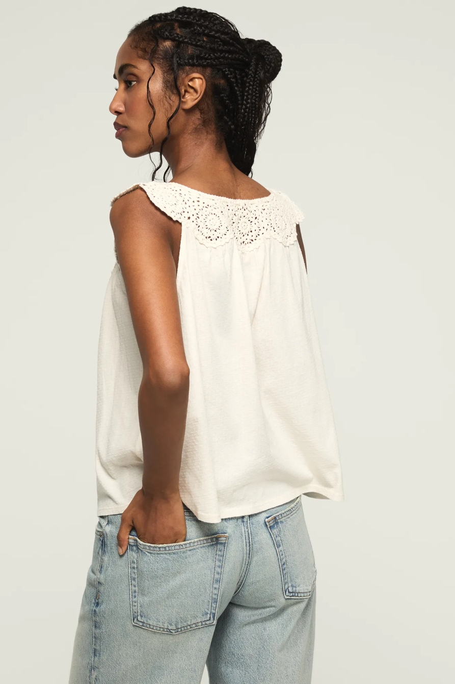 LACE TRIMMED SCOOP TANK, image 3