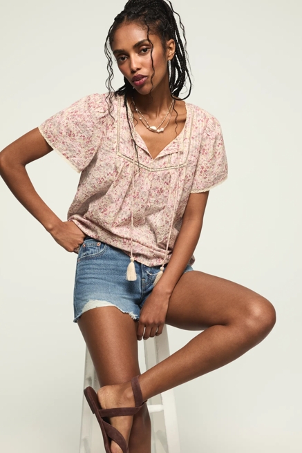 FLUTTER SLEEVE TOP, image 1