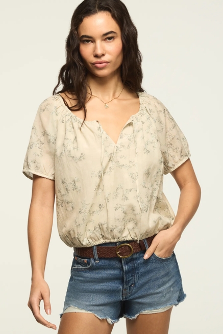 SHORT SLEEVE BUBBLE TOP, image 1