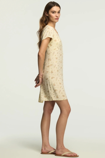 PRINTED SHORT SLEEVE SLIP MINI DRESS, image 4