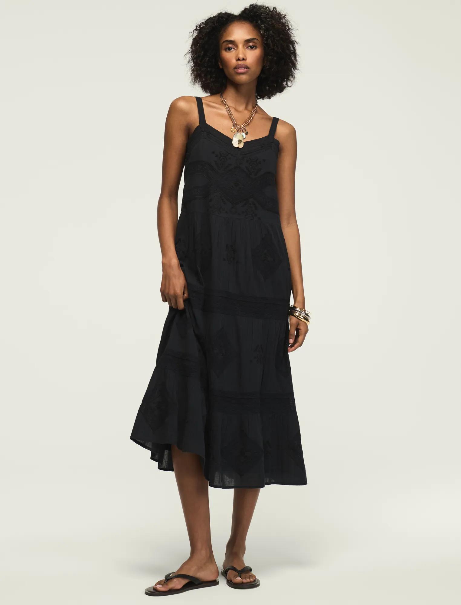 Abercrombie & Fitch The A&F Giselle Strapless Tiered Maxi Dress | Arden Fair