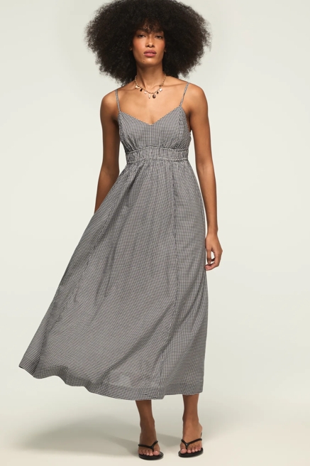 TIERED MIDI DRESS, image 1