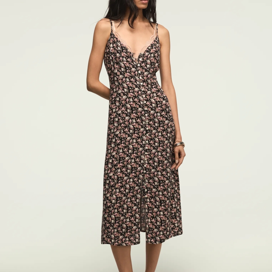 Lucky Brand Festival Printed Simone Slip Dress - Women's Clothing Dresses
