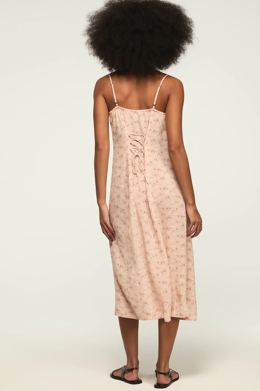 PRINTED SIMONE SLIP DRESS, image 3