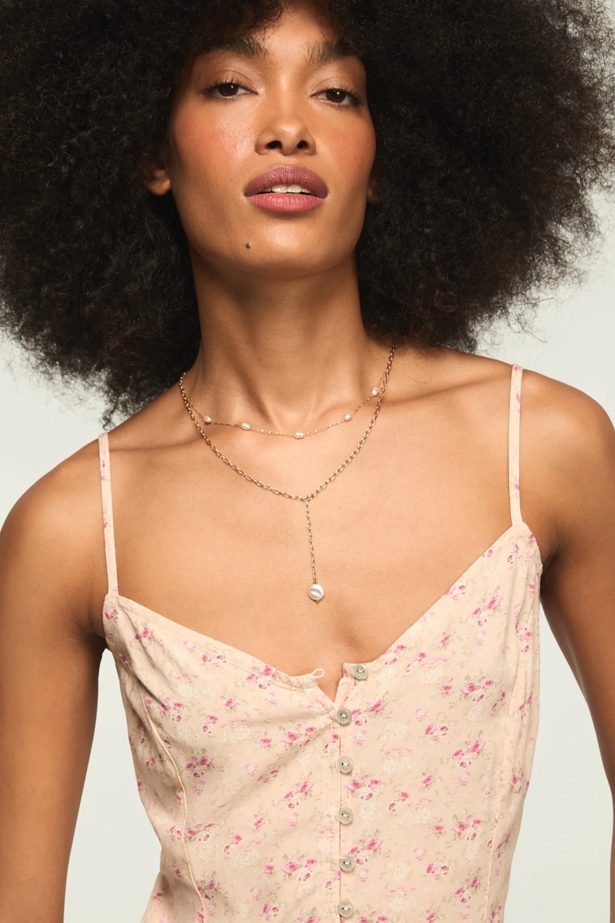 PRINTED SIMONE SLIP DRESS, image 5