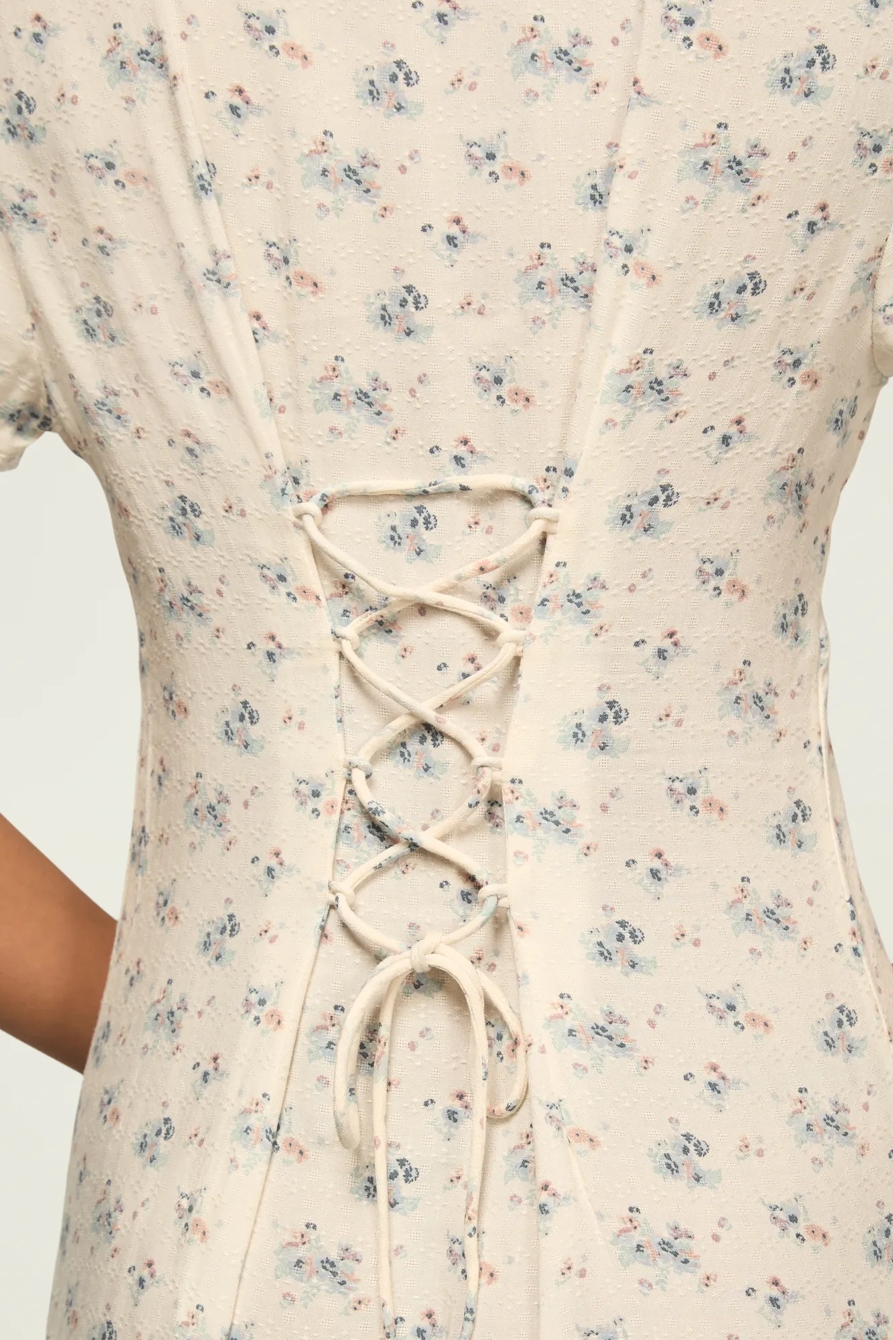 FLORAL SIMONE MIDI DRESS, image 2