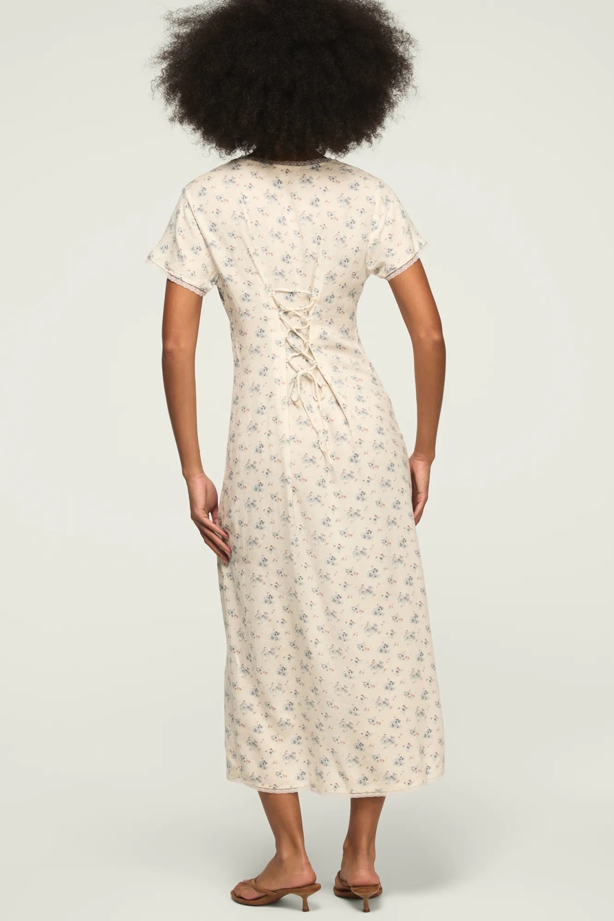 FLORAL SIMONE MIDI DRESS, image 3