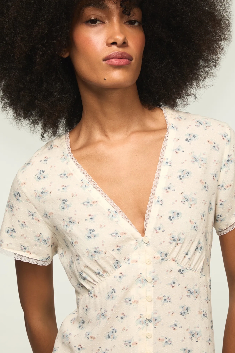 FLORAL SIMONE MIDI DRESS, image 6