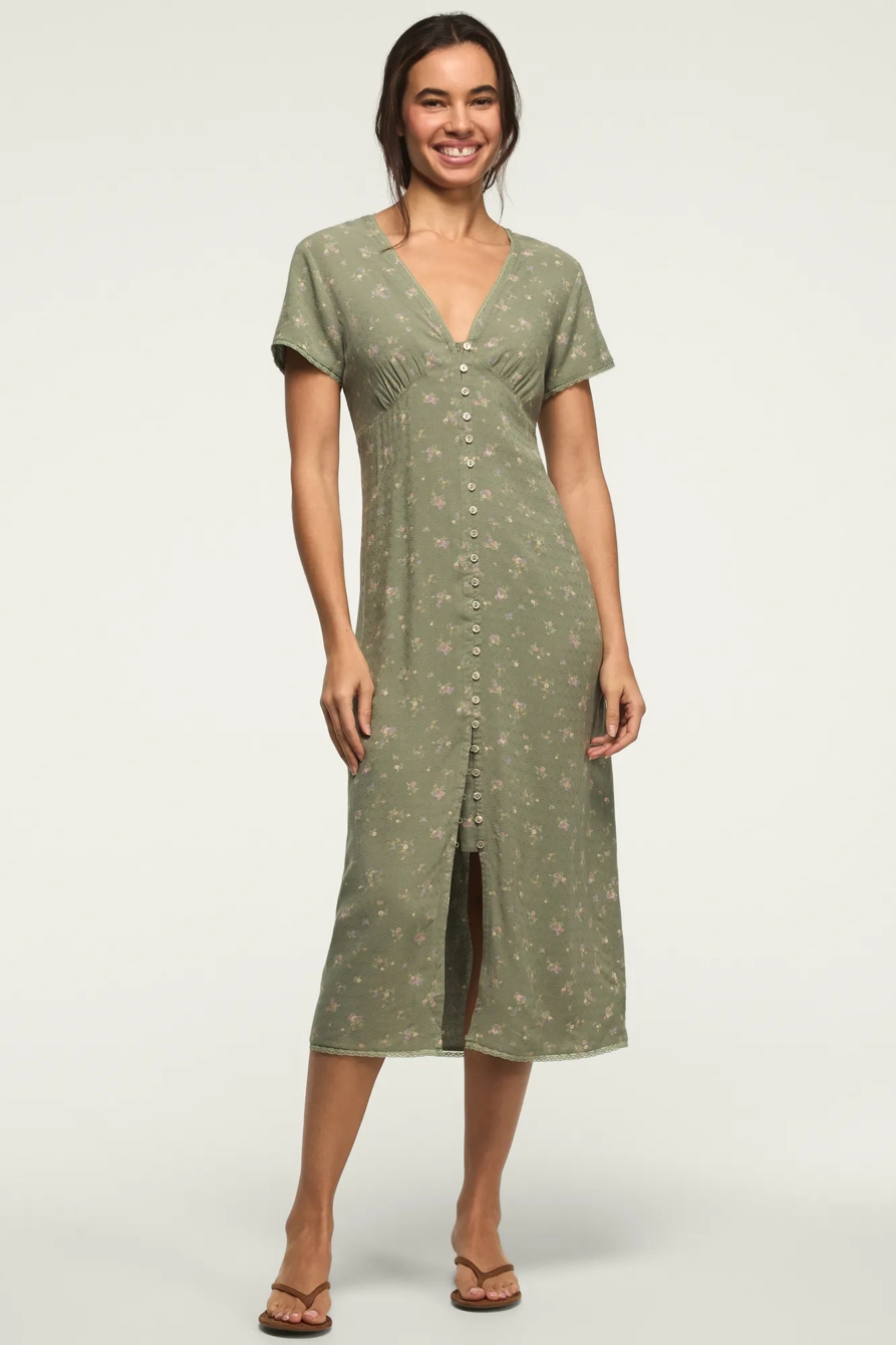 FLORAL SIMONE MIDI DRESS, image 4