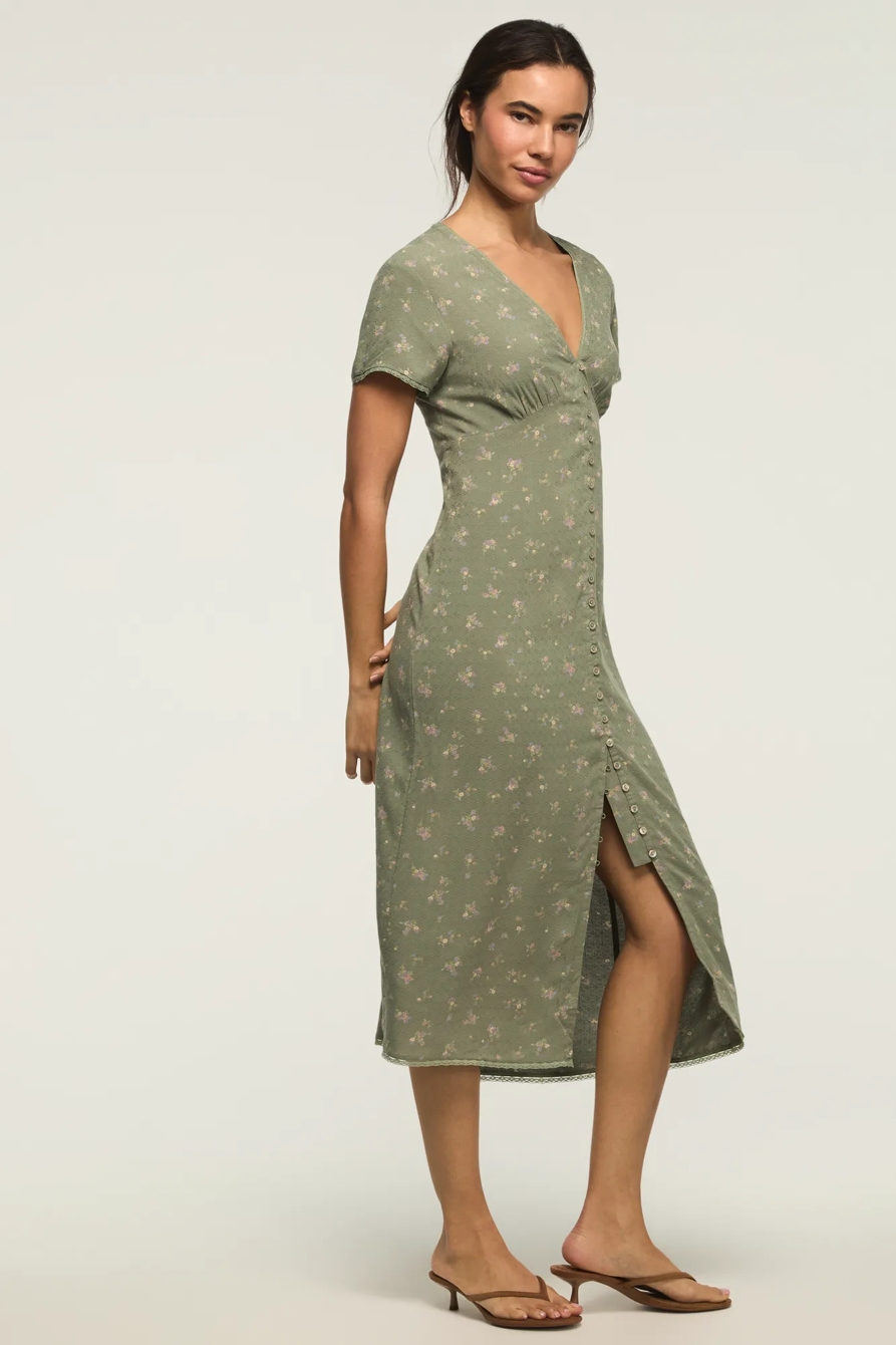 FLORAL SIMONE MIDI DRESS, image 5