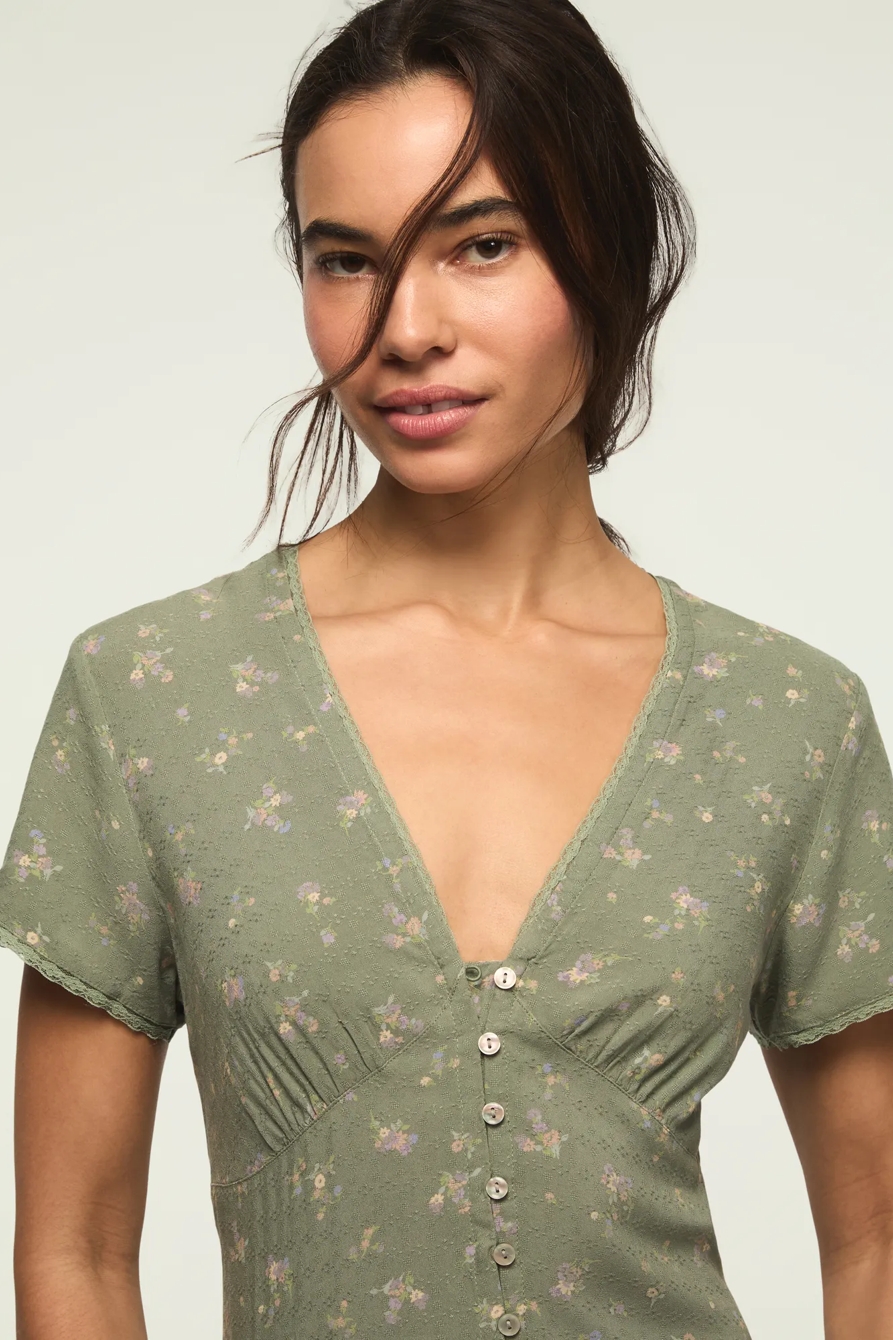 FLORAL SIMONE MIDI DRESS, image 6