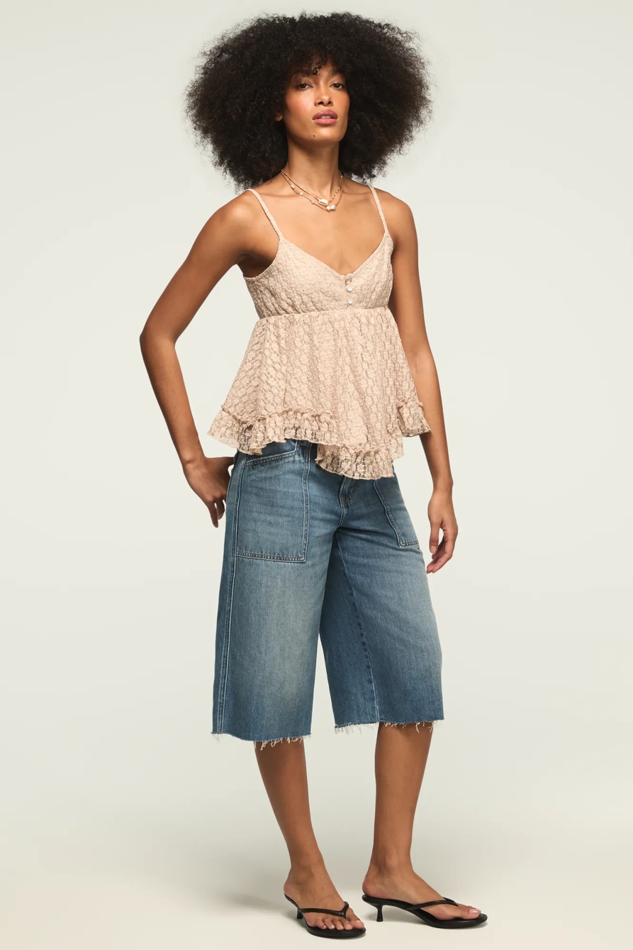 RUFFLE BABY DOLL CAMI, image 5